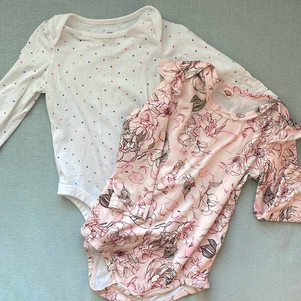 Toddler girls onesies bundle size 12-18m